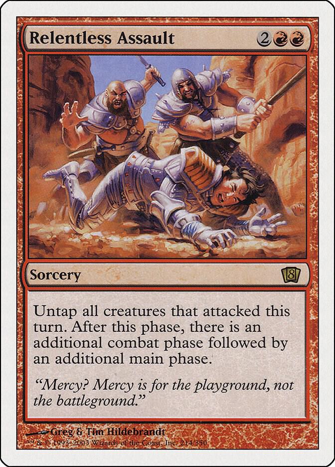 Relentless Assault 214 card from 8th Edition