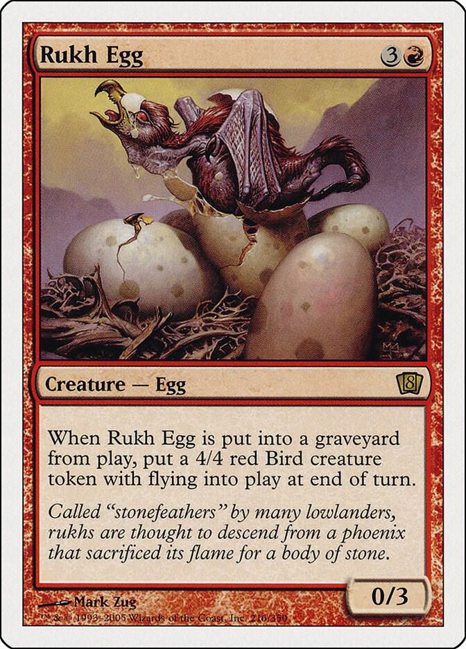 Rukh Egg 216 card from 8th Edition