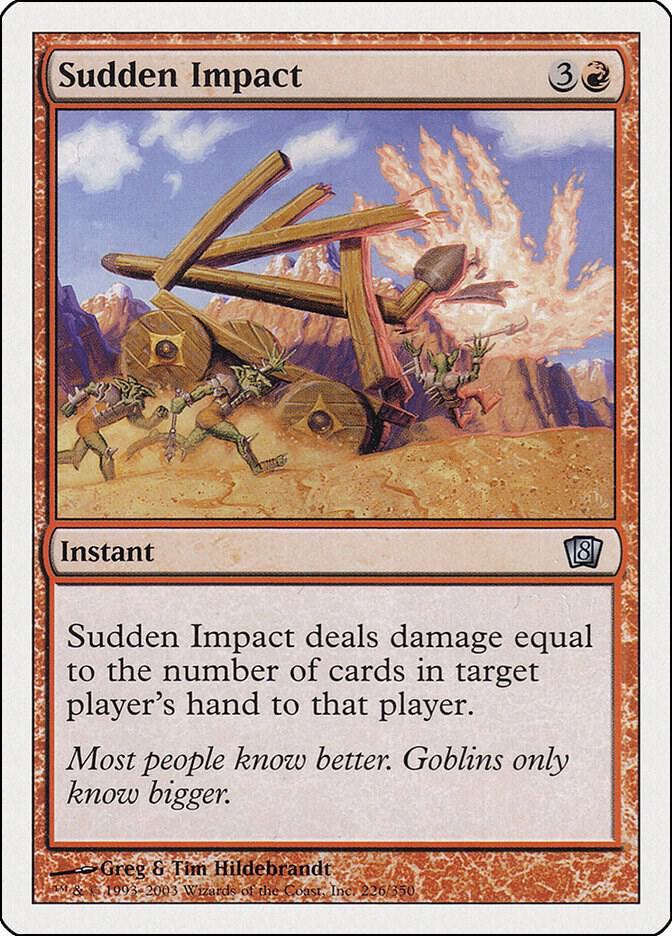 Sudden Impact 226 card from 8th Edition