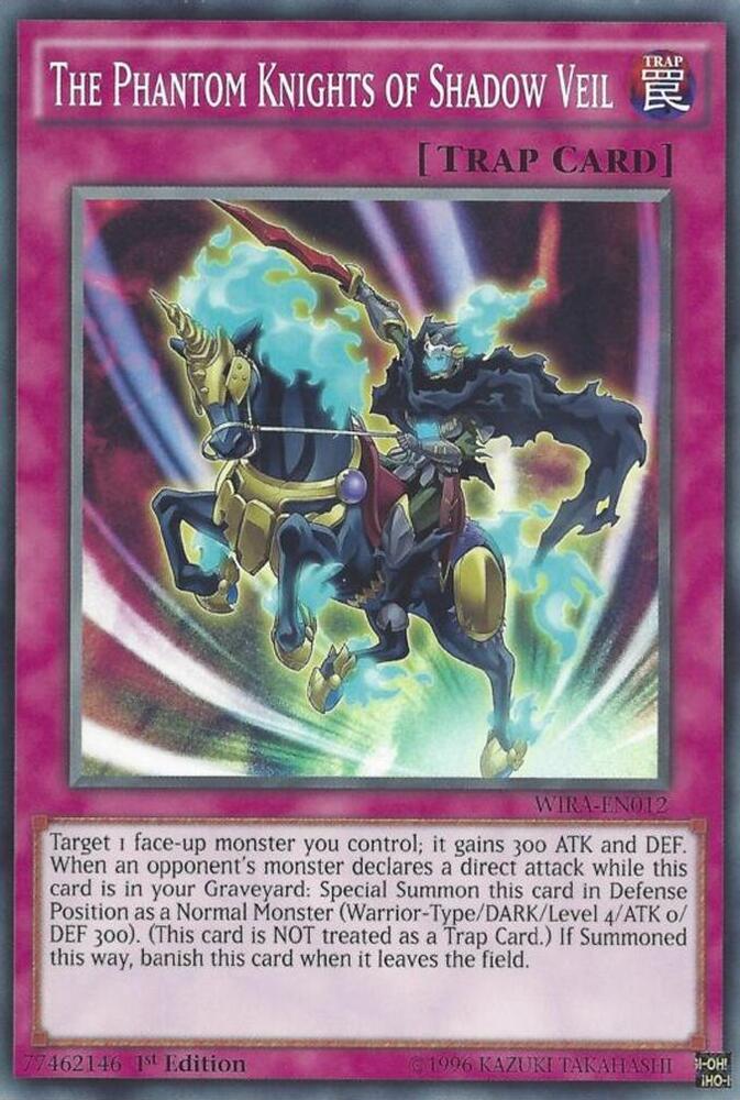 The Phantom Knights of Shadow Veil WIRA-EN012 card from Wing Raiders