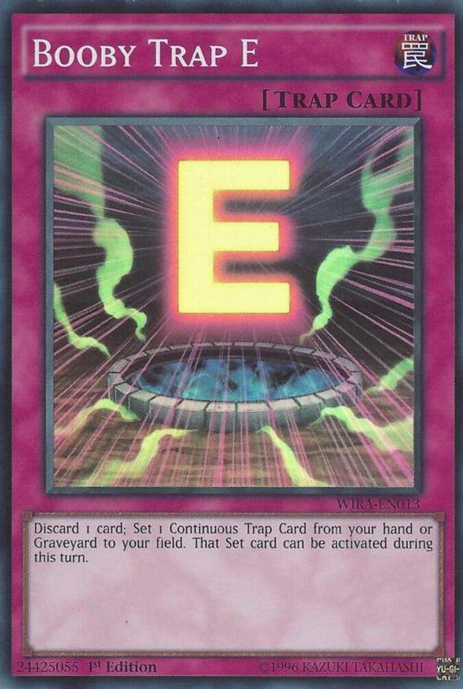 Booby Trap E WIRA-EN013 card from Wing Raiders