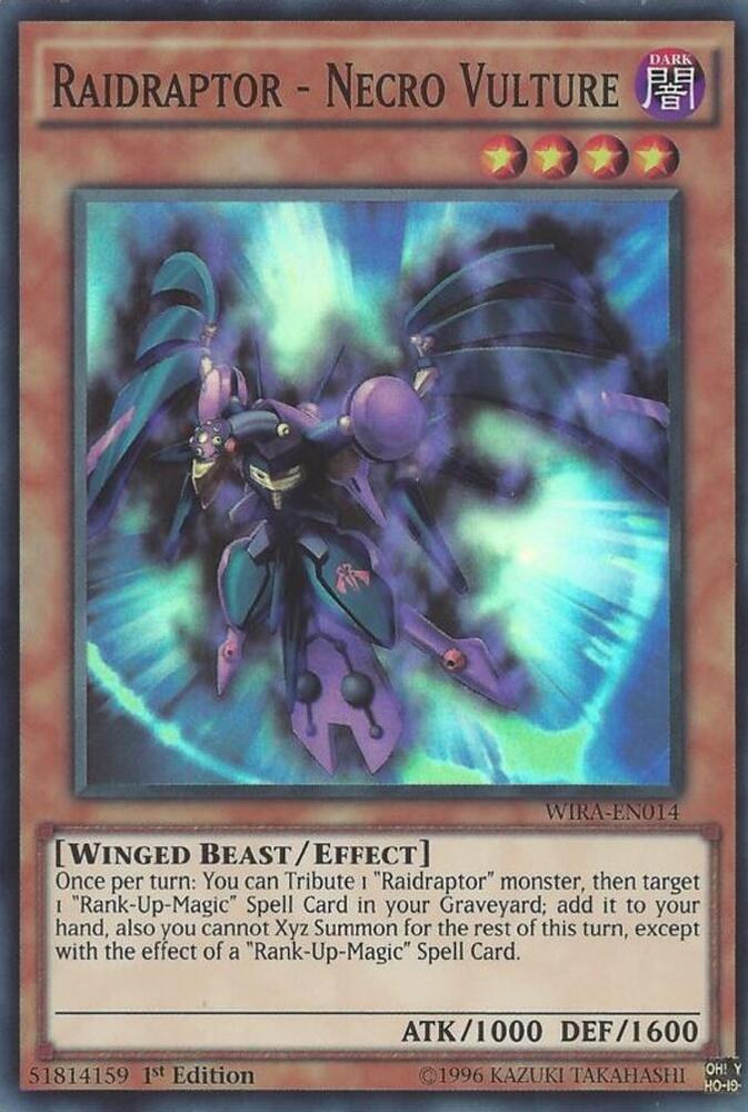 Raidraptor - Necro Vulture WIRA-EN014 card from Wing Raiders