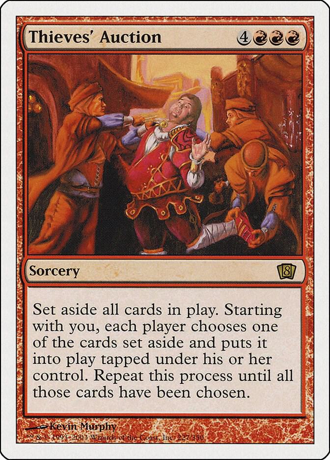 Thieves' Auction 227 card from 8th Edition