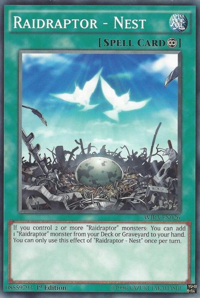 Raidraptor - Nest WIRA-EN026 card from Wing Raiders