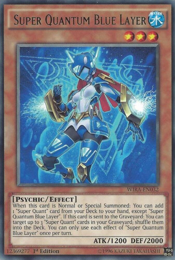Super Quantum Blue Layer WIRA-EN032 card from Wing Raiders