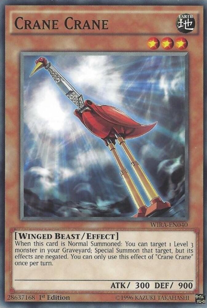 Crane Crane WIRA-EN040 card from Wing Raiders