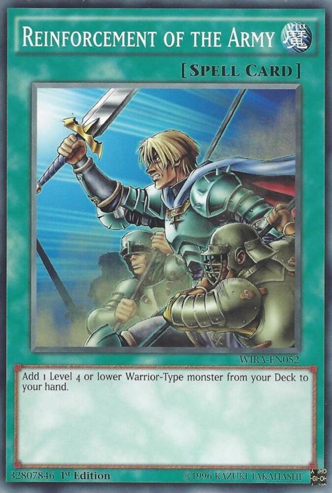 Reinforcement of the Army WIRA-EN052 card from Wing Raiders