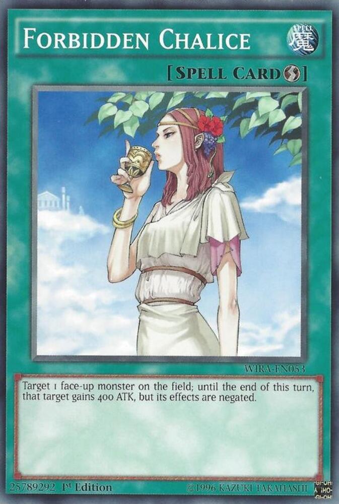 Forbidden Chalice WIRA-EN053 card from Wing Raiders