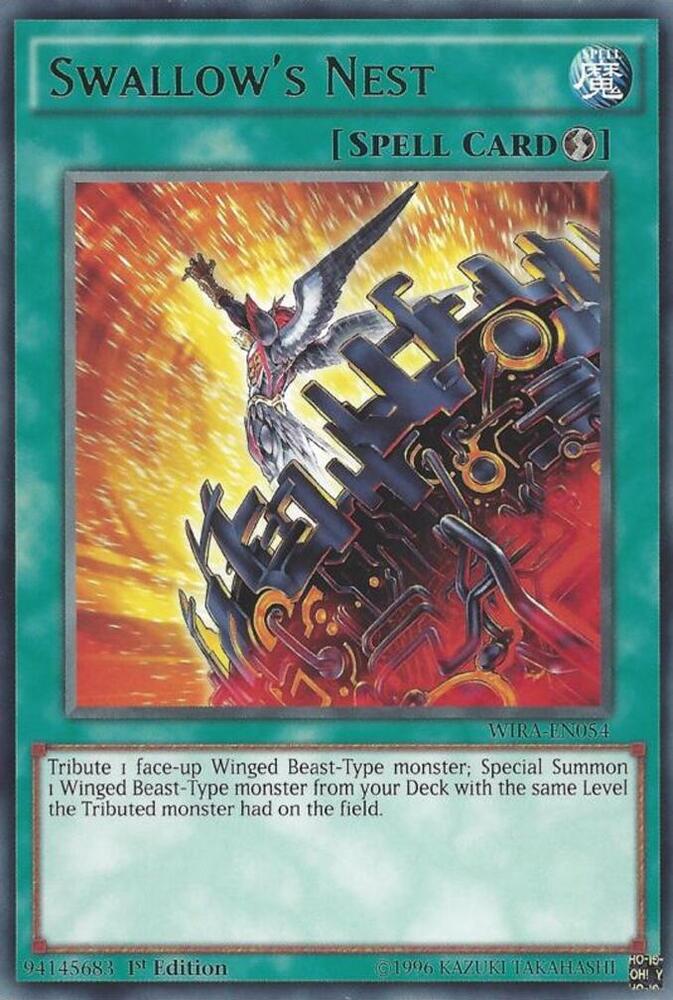 Swallow's Nest WIRA-EN054 card from Wing Raiders