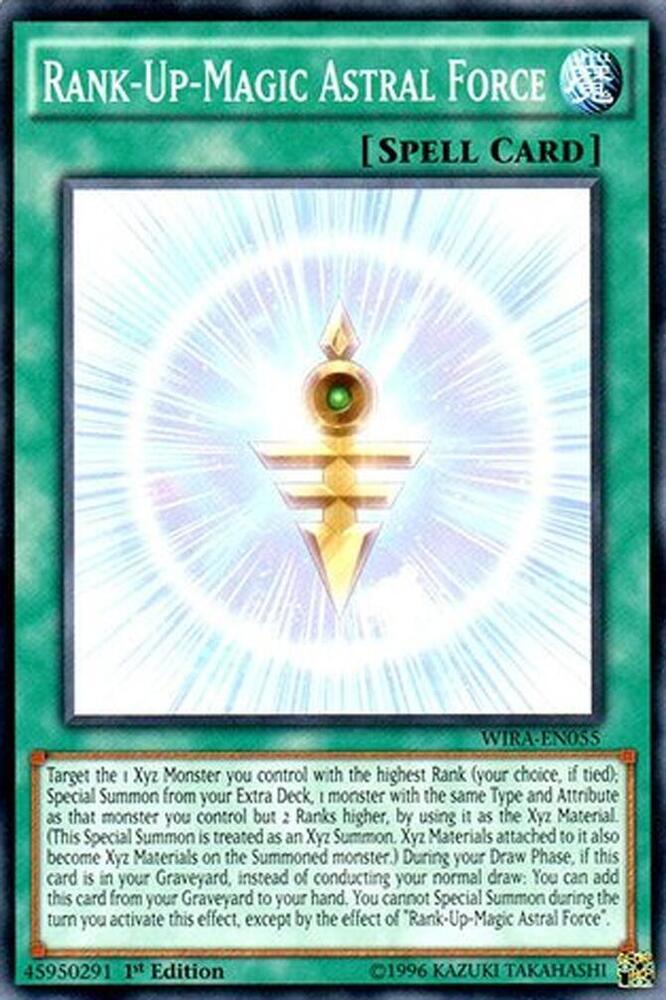 Rank-Up-Magic Astral Force WIRA-EN055 card from Wing Raiders