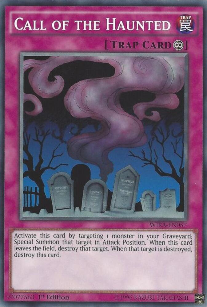 Call of the Haunted WIRA-EN057 card from Wing Raiders