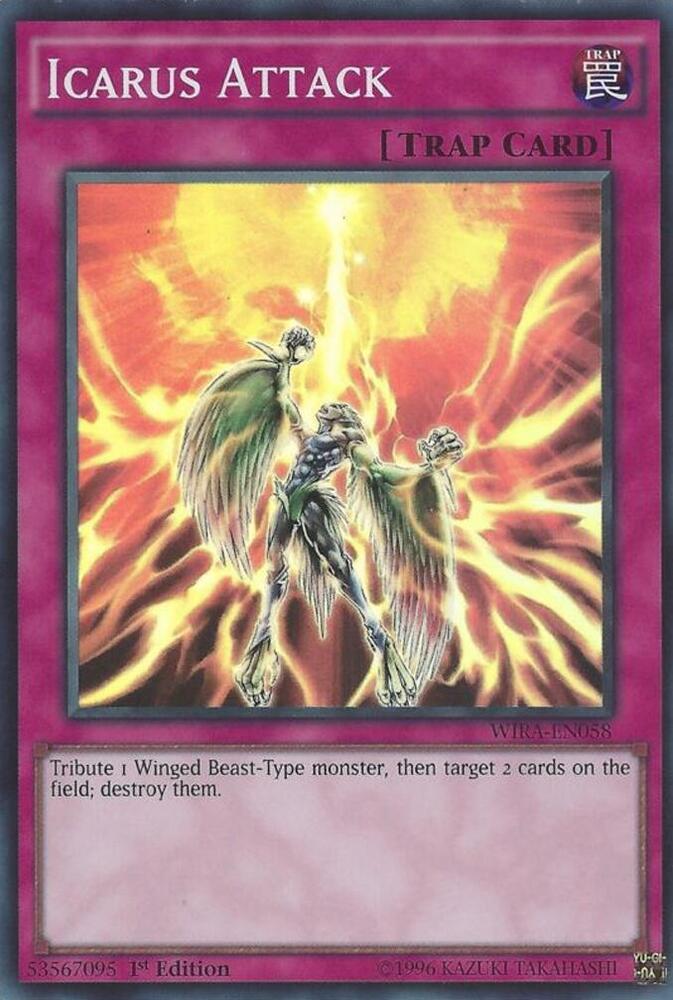 Icarus Attack WIRA-EN058 card from Wing Raiders