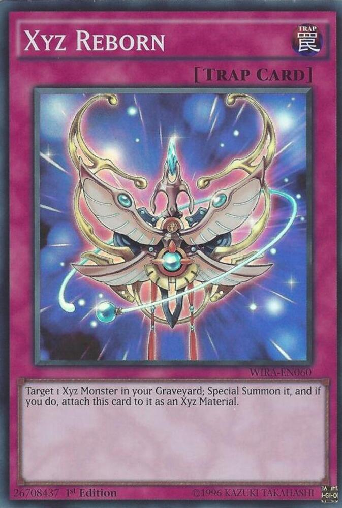 Xyz Reborn WIRA-EN060 card from Wing Raiders