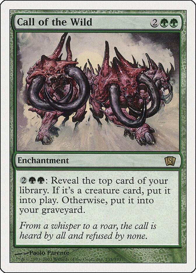 Call of the Wild 235 card from 8th Edition
