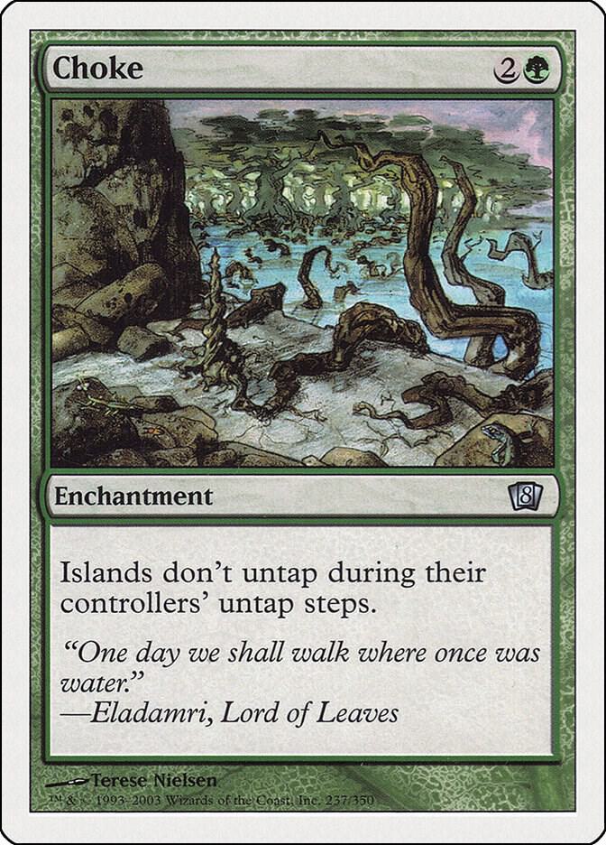 Choke 237 card from 8th Edition