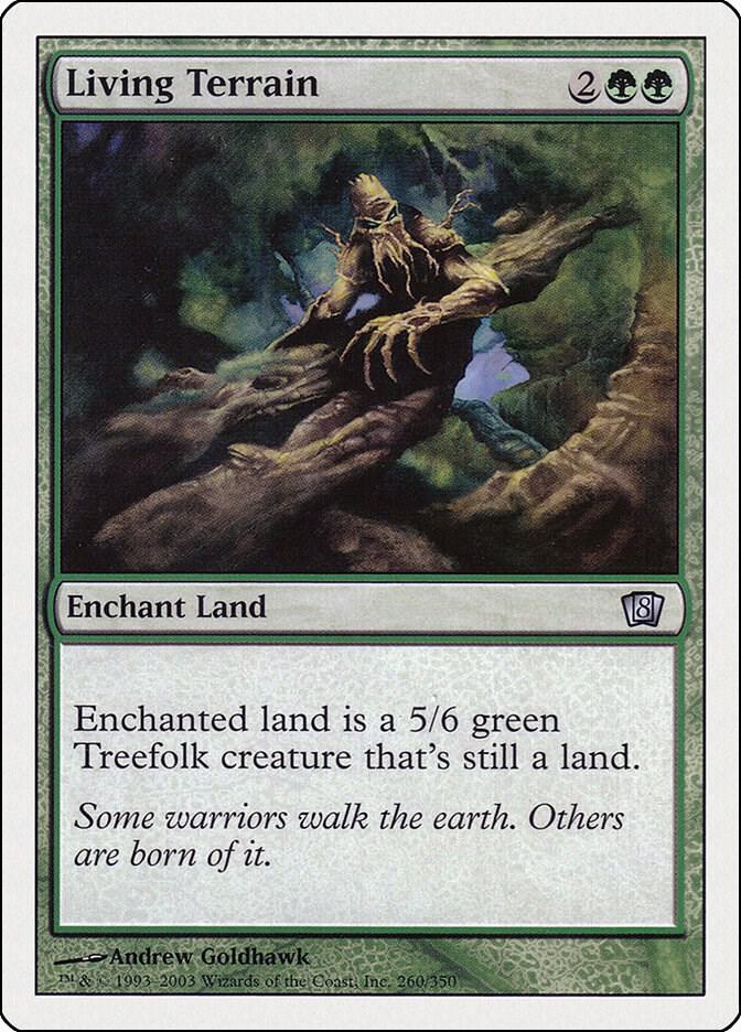 Living Terrain 260 card from 8th Edition
