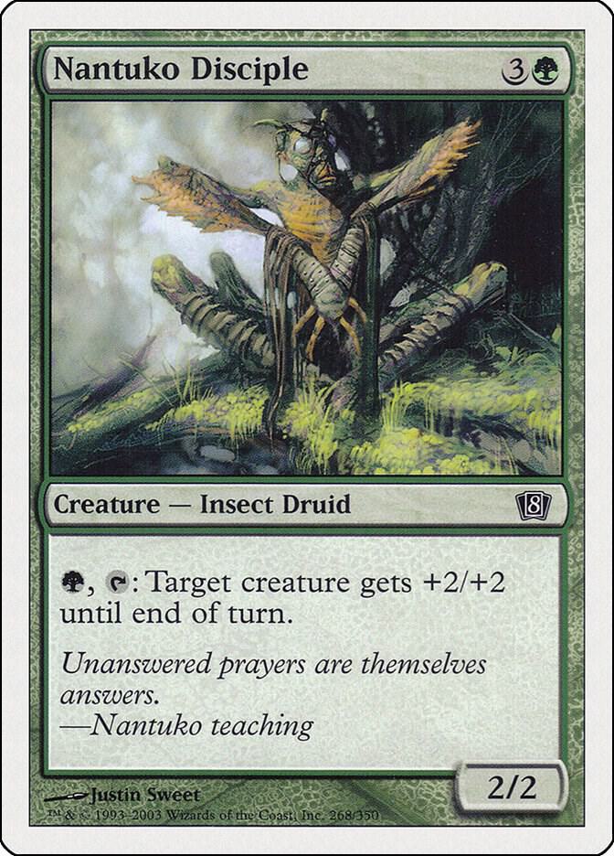 Nantuko Disciple 268 card from 8th Edition