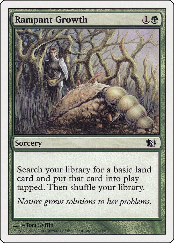 Rampant Growth 274 card from 8th Edition