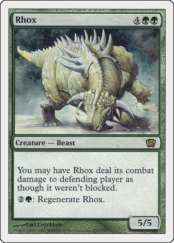Rhox 277 card from 8th Edition