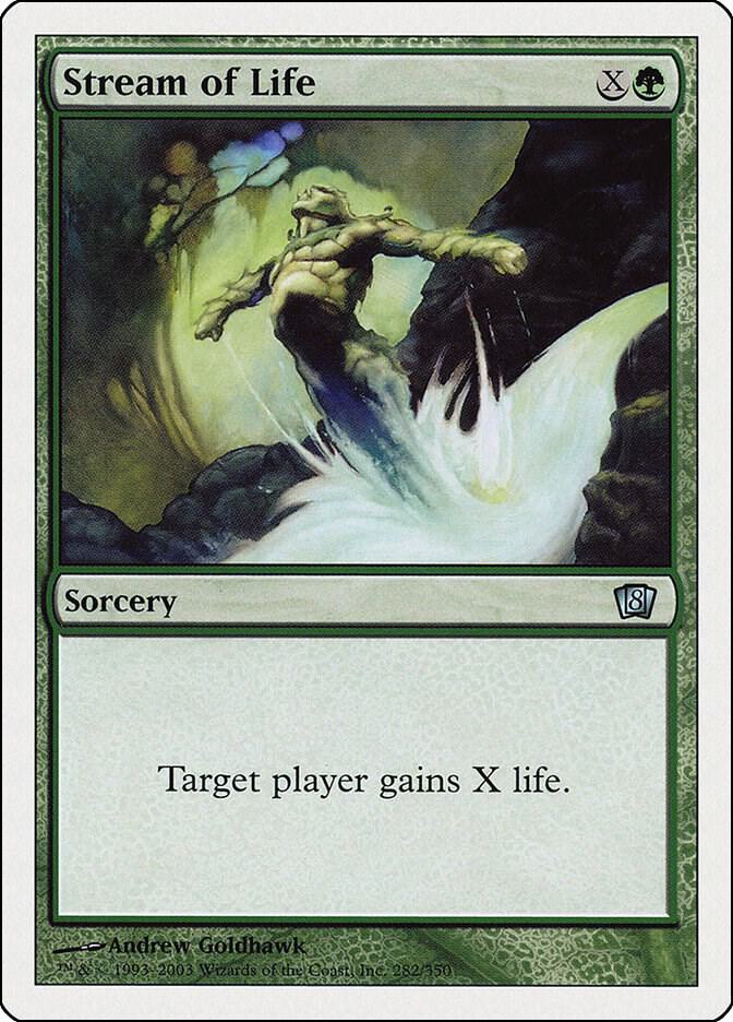 Stream of Life 282 card from 8th Edition