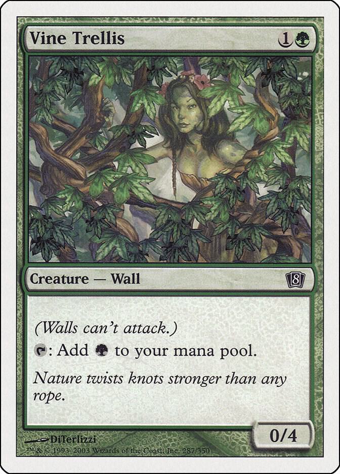 Vine Trellis 287 card from 8th Edition