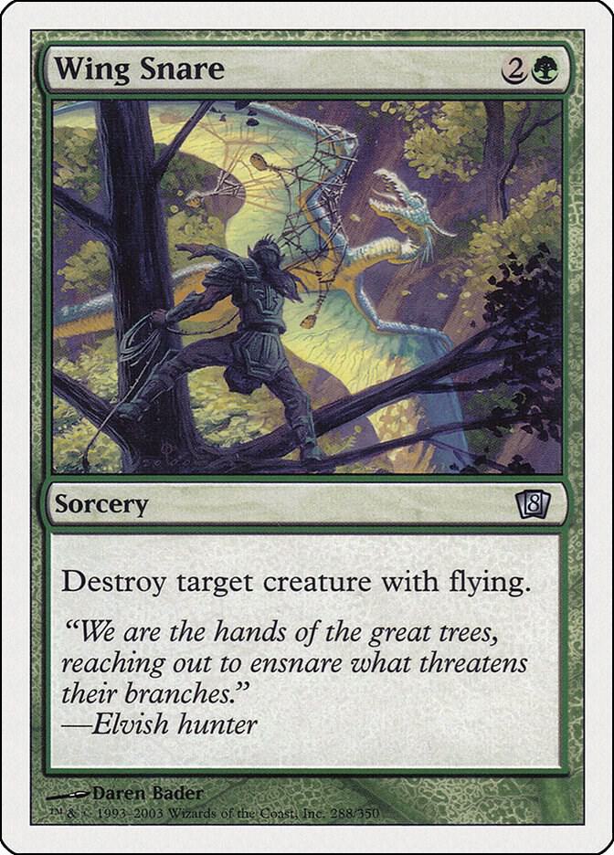 Wing Snare 288 card from 8th Edition