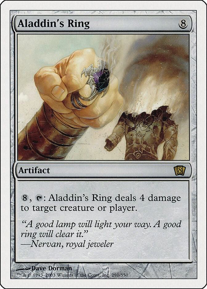 Aladdin's Ring 291 card from 8th Edition