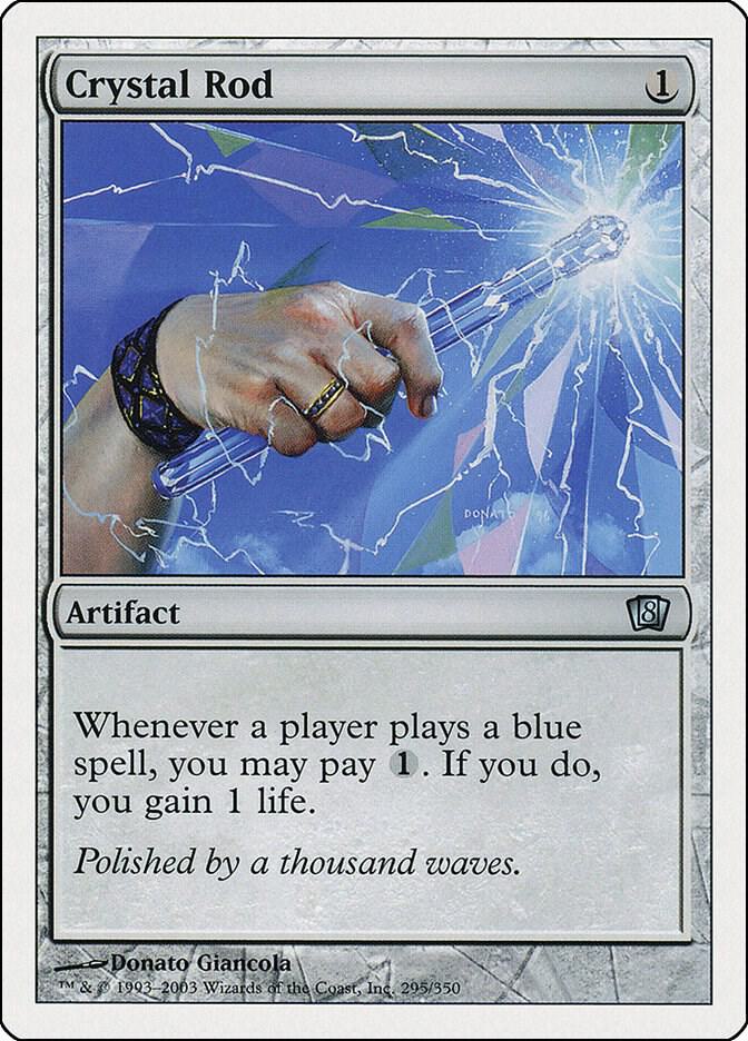 Crystal Rod 295 card from 8th Edition