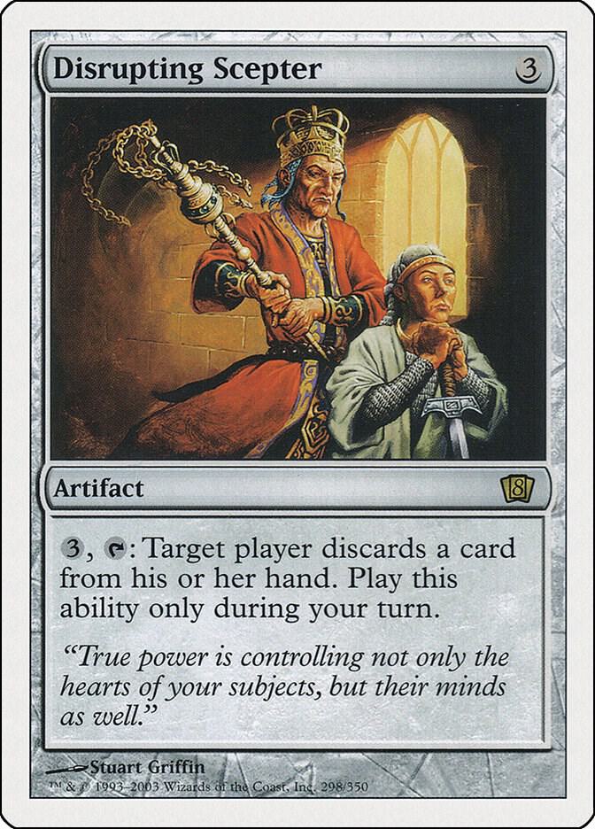 Disrupting Scepter 298 card from 8th Edition