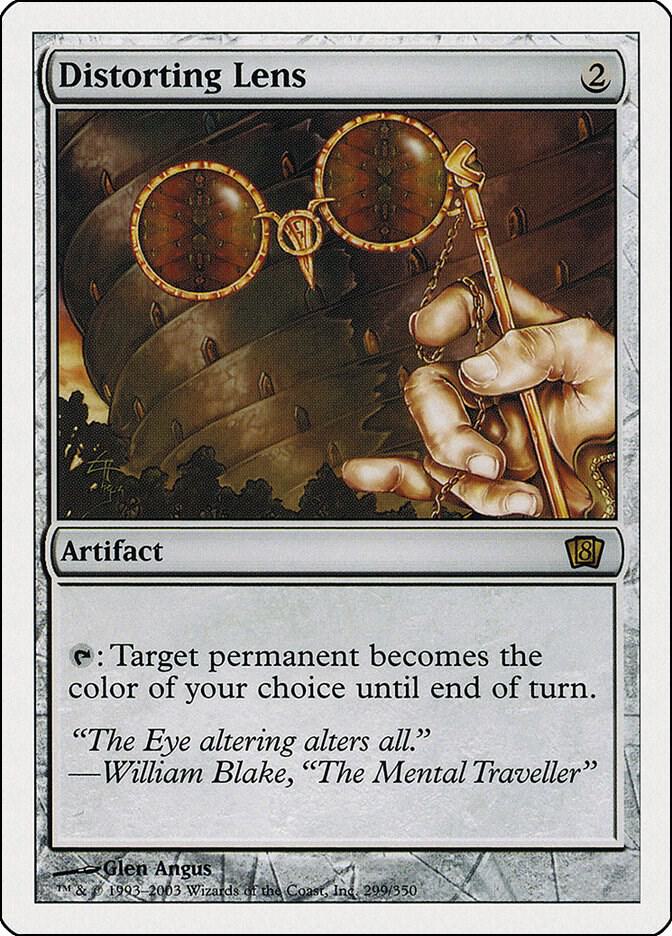 Distorting Lens 299 card from 8th Edition