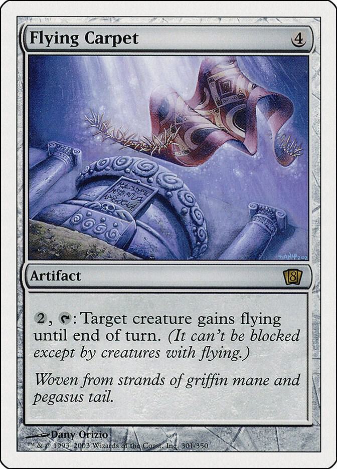 Flying Carpet 301 card from 8th Edition