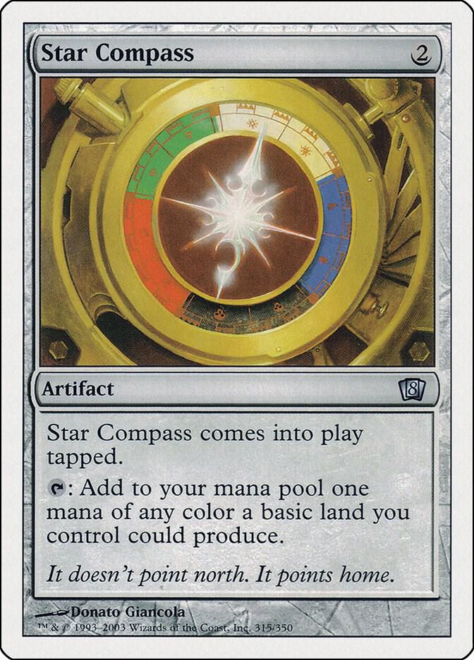 Star Compass 315 card from 8th Edition