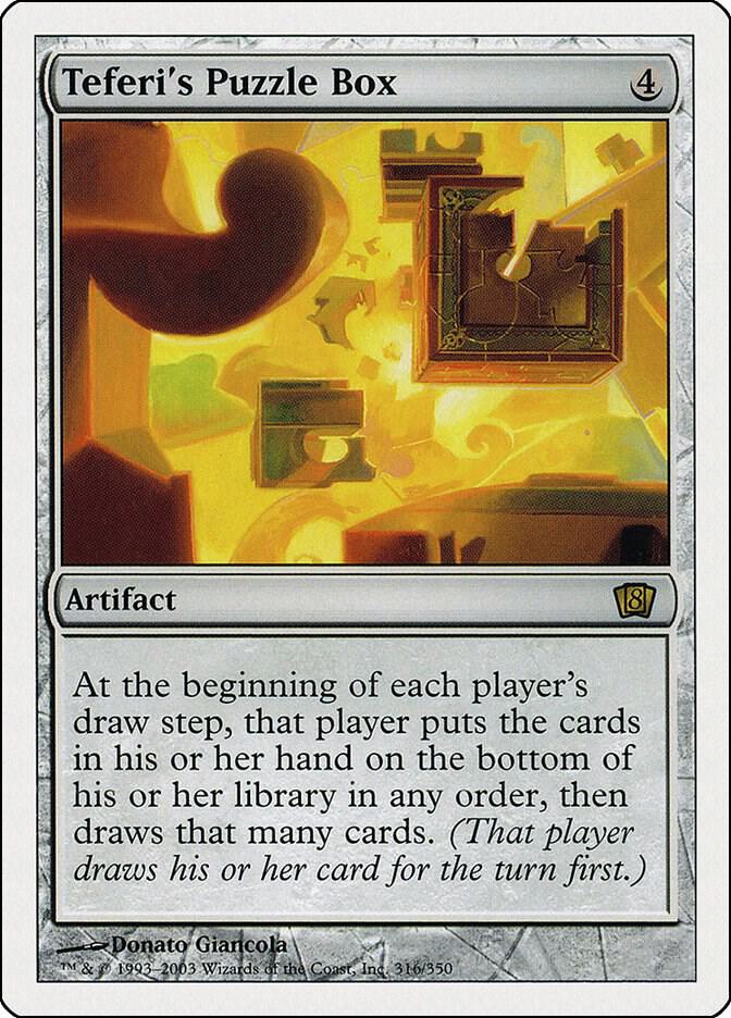 Teferi's Puzzle Box 316 card from 8th Edition