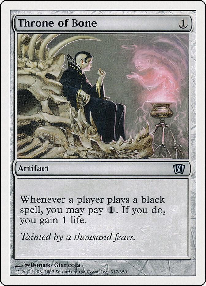Throne of Bone 317 card from 8th Edition
