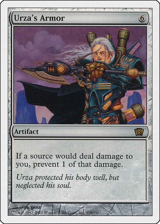 Urza's Armor 318 card from 8th Edition