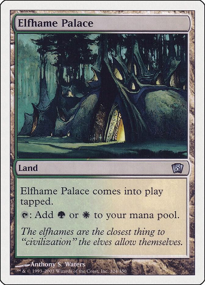 Elfhame Palace 324 card from 8th Edition