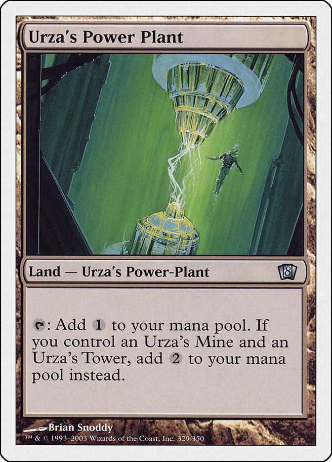 Urza's Power Plant 329 card from 8th Edition