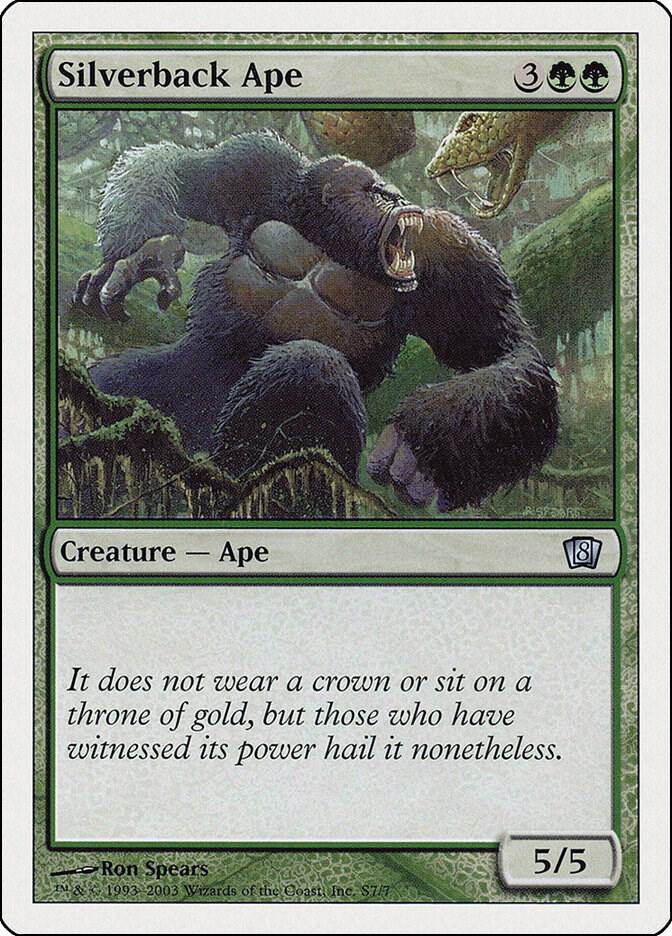 Silverback Ape S7 card from 8th Edition