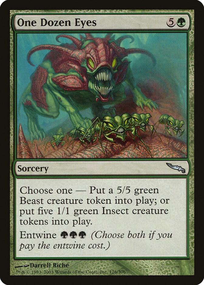 One Dozen Eyes 126 card from Mirrodin