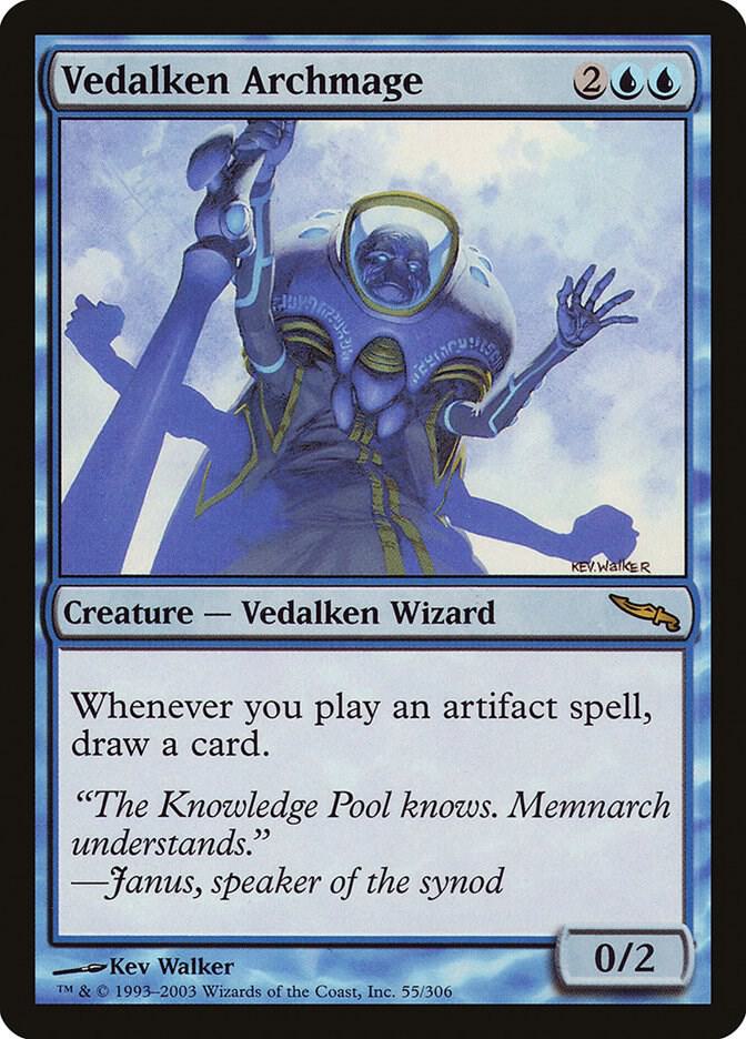 Vedalken Archmage 55 card from Mirrodin