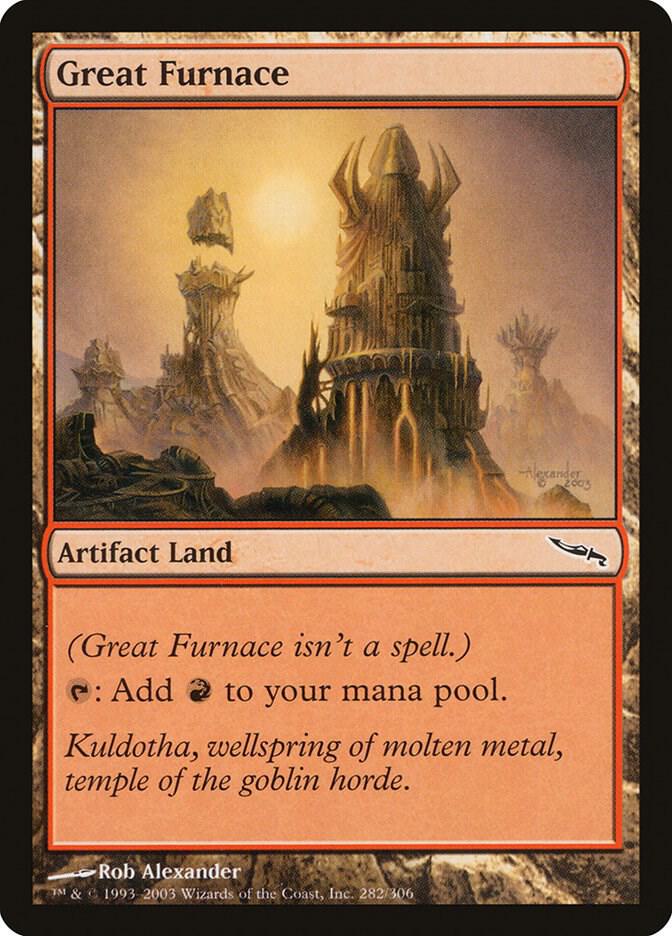 Great Furnace 282 card from Mirrodin