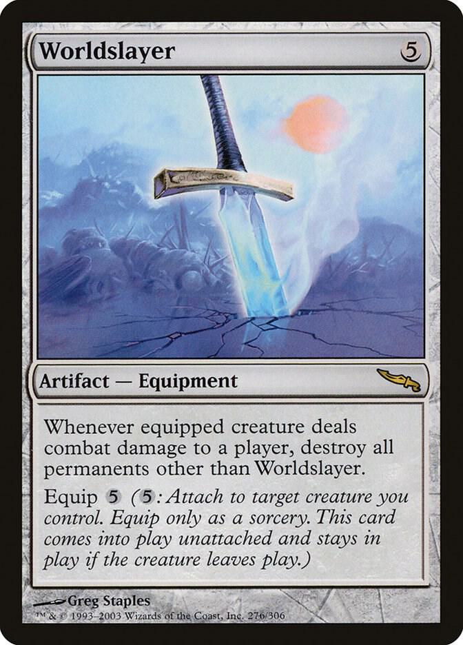 Worldslayer 276 card from Mirrodin