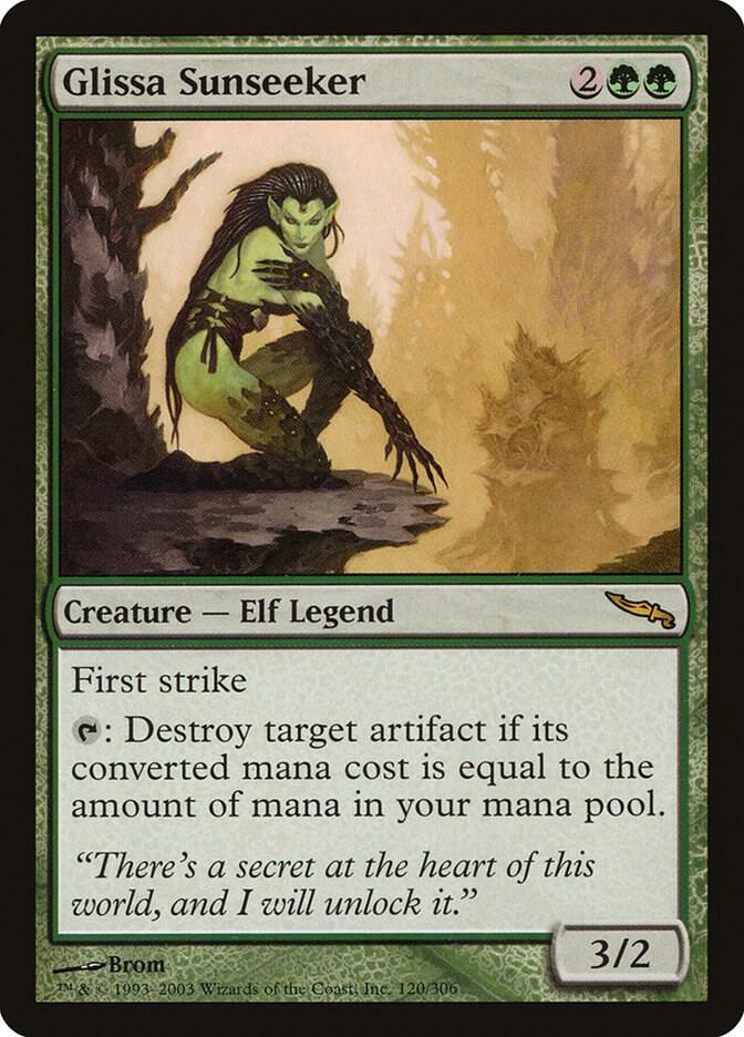 Glissa Sunseeker 120 card from Mirrodin