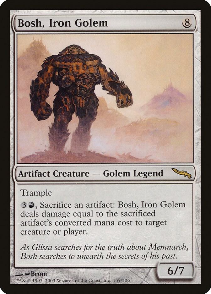 Bosh, Iron Golem 147 card from Mirrodin