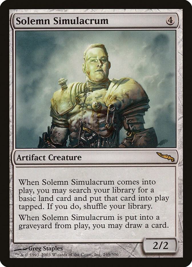 Solemn Simulacrum 245 card from Mirrodin