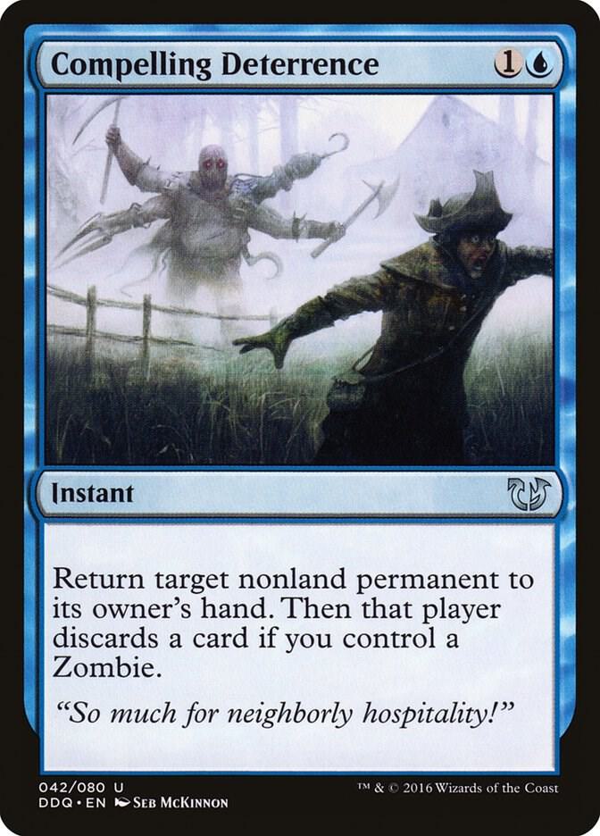 Compelling Deterrence 42 card from Duel Decks: Blessed vs. Cursed