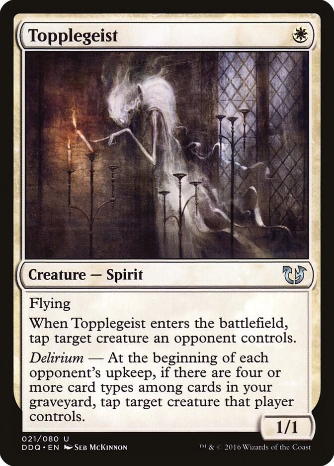 Topplegeist 21 card from Duel Decks: Blessed vs. Cursed
