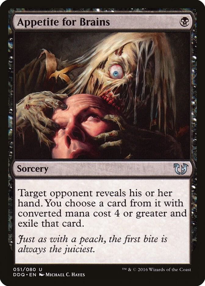 Appetite for Brains 51 card from Duel Decks: Blessed vs. Cursed