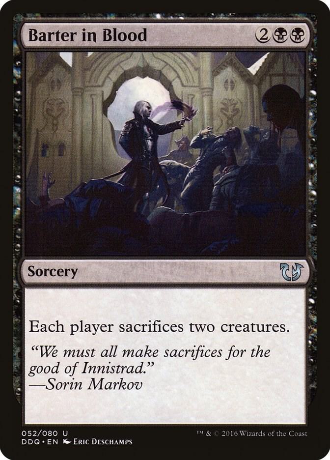 Barter in Blood 52 card from Duel Decks: Blessed vs. Cursed