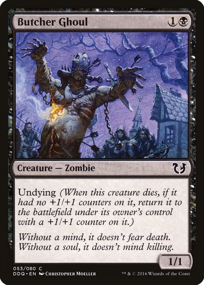 Butcher Ghoul 53 card from Duel Decks: Blessed vs. Cursed